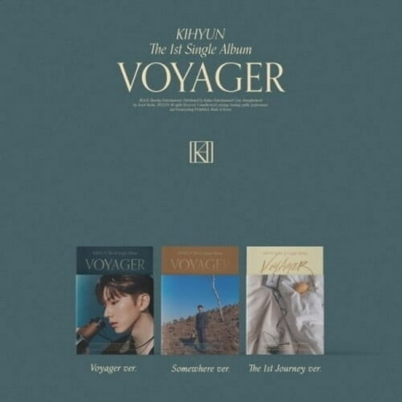 Kihyun - Voyager [incl. 96pg Photobook, Photocard, Photo Sticker   Bookmark] - Music & Performance - CD