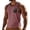 Wine, variant on Men’s Athletic Tank Top with Contrast Trim and Patterned Chest Pocket Lightweight Sleeveless Shirt for Training Running Gym Army Green L