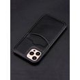 thumbnail image 2 of [PST] iPhone 12 Leather Case, Premium Leather Case Cover with Single Card Slot Pocket, 2 of 2