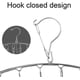 thumbnail image 2 of Set of 4 Clothes Hanger with 10 Clips, Stainless Steel, Windproof, for Drying Socks, Bras, Underwears, Baby Clothes, Hats, Scarfs, Towels, Pants, and, 2 of 5