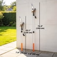 thumbnail image 3 of Outsunny 6.5ft 2-In-1 Manual Pole Saw, Telescopic Long Reach Pole Pruner, 3 of 10