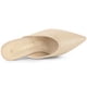 thumbnail image 5 of Sandalias de Tacón Grueso Allegra K Mules Punta Puntiaguda para Mujer Beige 41, 5 of 7