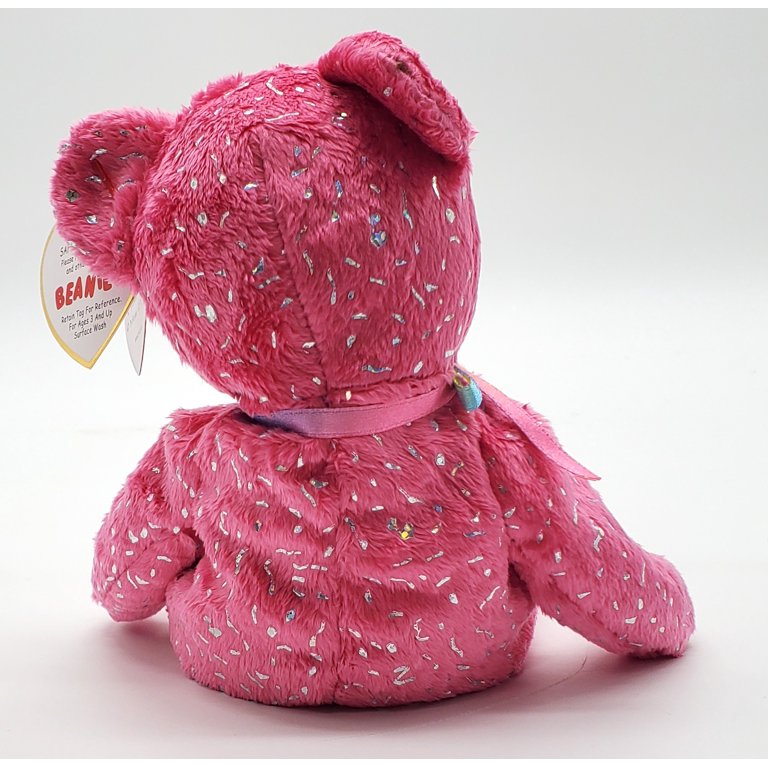 Ty Beanie Babies Decade the Bear Pink BBOM July 2003 - Walmart.com