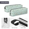 thumbnail image 4 of Naloa Cute Honeybees Leather Pencil Case, Makeup Pouch, Zipper Pouch for Daily Essentials, Storage Organizer, Cosmetics and Stationary Bag, 4 of 7