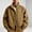 Brown, variant on Mens Lightweight Jacket Stand Collar Full Zip Casual Bomber Coat with Pockets Outdoor Windbreaker Spring Fall Outerwear Army Green L