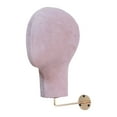thumbnail image 4 of Stgfyxgs Mannequin Head Wall Mount for Hats Caps, Foam Mannequin Head Model Holder for Hairdresser,Cowboy Hat,Salon Golden, 4 of 9