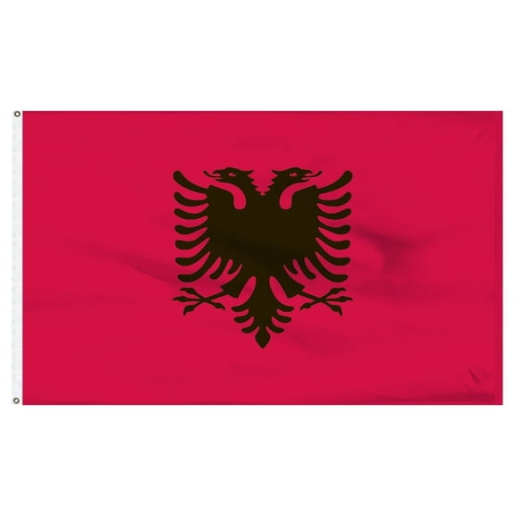 5x8 ft Albania Albanian Flag Rough Tex Knitted 5'x8' Banner Polyester