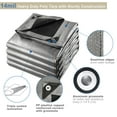 thumbnail image 6 of Yescom 12x16FT 14-Mil Plastic Tarp Waterproof Heavy Duty Tarpaulin Reversible Tear Resistant Furniture Cover Painting Camping, 6 of 10