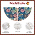 thumbnail image 3 of Bingfone Christmas Tree Skirt Mat Christmas Decoration Interior 30" -Colorful Flowers, 3 of 6