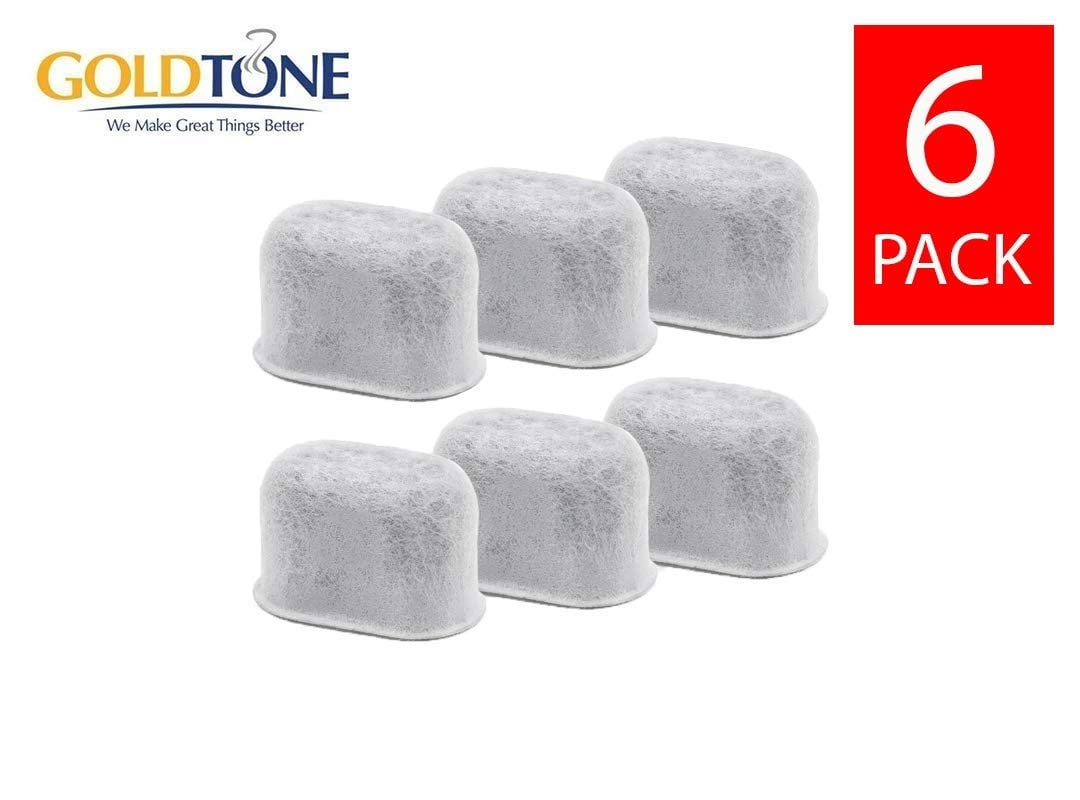 GoldTone (TM) Brand Replacement Charcoal Water Filter Cartridges for