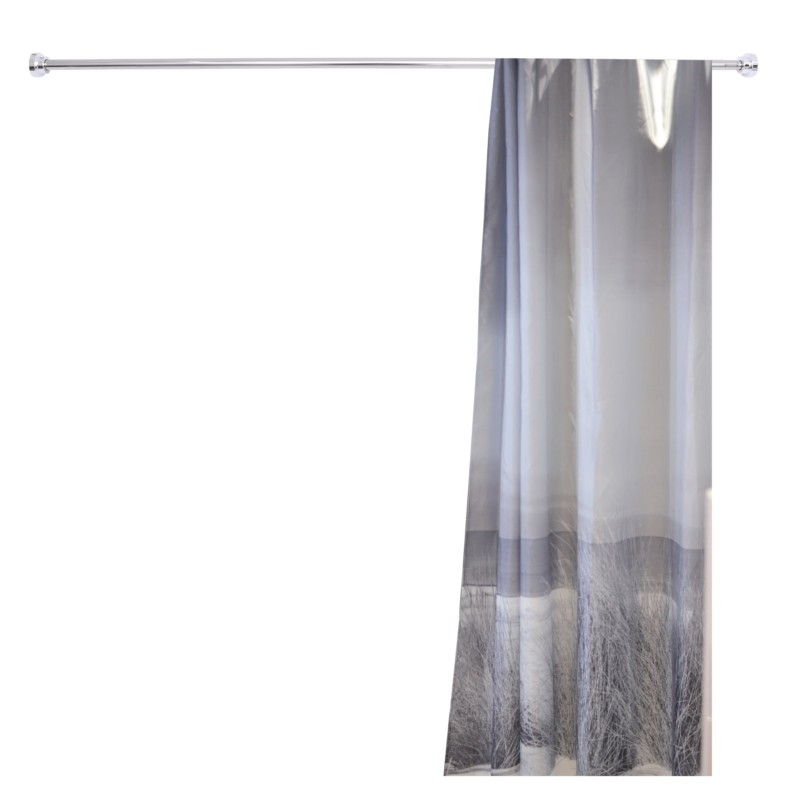70-120cm Telescopic Extendable Shower Curtain Rail Pole Rod Window Bath Chrome 