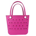 thumbnail image 1 of Bolsa de Playa Chokoter Impermeable Tote de Goma Mediana Rojo Rosado, 1 of 2