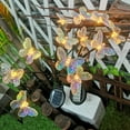 thumbnail image 5 of Vadktai Solar Butterfly String Lights, 2Pcs Warm White LED Outdoor Waterproof Butterfly Fairy String Lights for Garden Yard Outdoor Decorations, 5 of 7