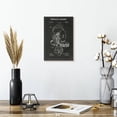 thumbnail image 2 of Elephant Stock Football Helmet Bw Patent Wall Art - Vertical Canvas Wall Art - Living Room Wall Decor - Patent Canvas - White And Black Decor - 8" x 12", 2 of 8