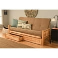thumbnail image 2 of Kodiak Furniture Lodge Futon with Suede Fabric Mattress in Natural/Tan, 2 of 3