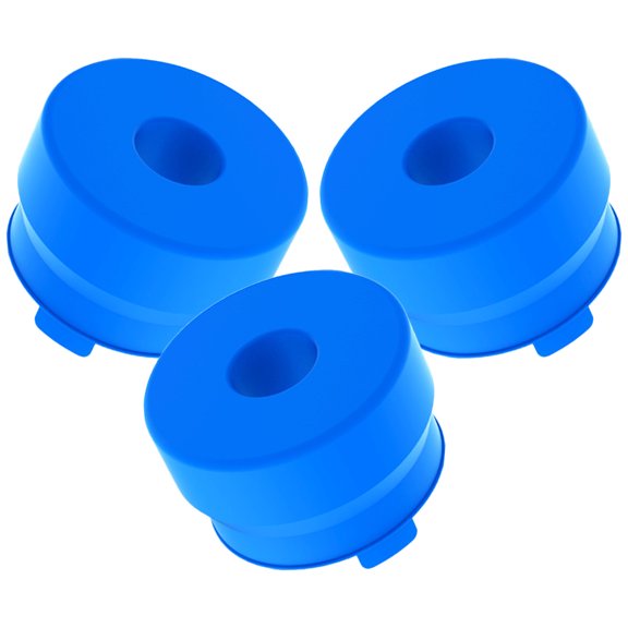 Guichaokj 3pcs Silicone Lid for Bottled Water Flexible Leakproof Jug Caps Universal Cover