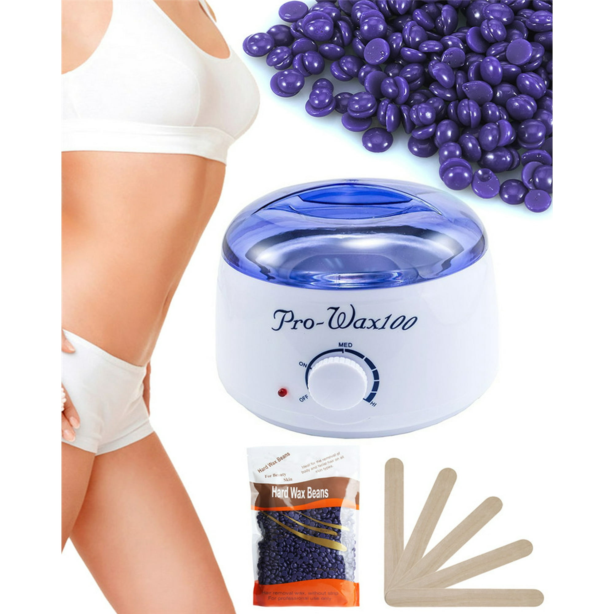 Hurrise Warmer Wax Heater Hair Removal Kit Hot Paraffin Wax