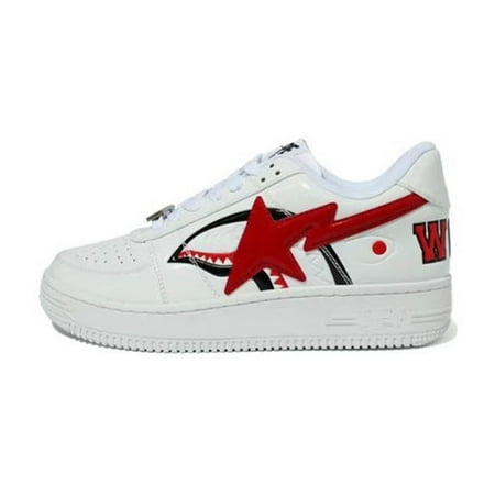

BAPE STA SK8 DUNK shark series trend wear-resistant fashion street vibe couple casual skateboard shoes 45