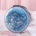 thumbnail image 1 of Magnifying Compact Cosmetic Mirror-deweisn Elegant Compact Pocket Makeup Mirror  Handheld Travel Folding Makeup Mirror, 1 of 5