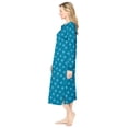 thumbnail image 3 of Dreams & Co. Plus Size Thermal Henley Sleepshirt, 3 of 6