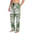 thumbnail image 5 of Tropical Palm Leaves Ghost Pajama Pants, Men's Lounge Pants Light with Drawstring and Pockets, Christmas New Year Birthday Father's Day Gifts, 5 of 7