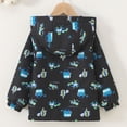 thumbnail image 3 of Mnyotv Baby Boys Fleece Jacket Cartoon Dinosaur Truck Hooded Outerwear Toddler Fall Winter Warm Clothes Size 9-10Years, 3 of 5
