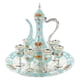 thumbnail image 1 of Juego de vino, bandeja para licores, juego de vino europeo, elegante y coleccionable, plato para botella de vino, artículos para beber, decoración del hogar, regalo de boda Rosa Plata Naranja, 1 of 8