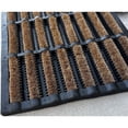 thumbnail image 2 of Imports Decor 842RWB 30 x 18 x 1 in. Wrought Iron Brush Mat - Black & Brown, 2 of 3