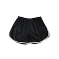 thumbnail image 6 of Striped Sports Shorts for Women, Simple Loose Shorts, Casual Slimming Short for Ladies, High Waisted, Monochrome, Summer Fashion, 6 of 6