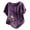 Purple, variant on Uaswgudfs Women's Boat Neck Floral Embroidery Linen Blouse Half Sleeve Casual Tunic Cute Top for Spring/Summer Versatility