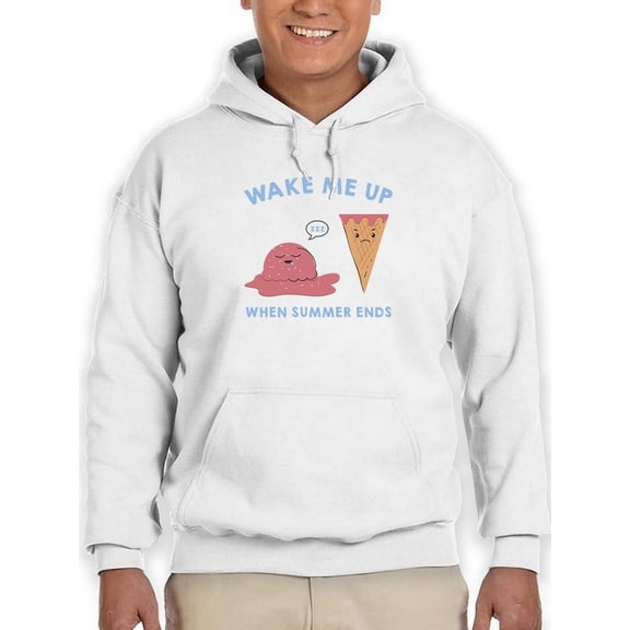 Wake Me Up When Summer Ends  Hoodie Men -GoatDeals Designs, Male XX-Large