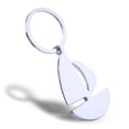 thumbnail image 2 of Milisten Llavero Creativo De En Metal Plateado Para De Llaves Y Accesorios, 2 of 8