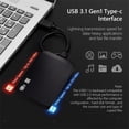 thumbnail image 2 of External USB Hard Drive 4TB Portable Memory Storage Disk Mobile Storage and Backup Hard Disk Memory Expansion Device USB 3.0 for PC, Mac, Laptop, Chromebook, 2 of 7