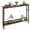 Rustic Brown, variant on Narrow Sofa Table, 2 Tier Skinny Console Table with Adjustable Shelf, Slim Behind Couch Table for Living Room, Entryway, Hallway