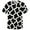 Color3, variant on QTAGTESS Men's Cow Print T-Shirt Black and White Animal Pattern Graphic Tee Shirt