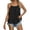 Black, variant on ManxiVoo Women Sleeveless Tank Top Spaghetti Straps Loose Fit Flowy Pleated A Line Blouse Casual Comfort Summer Chic Ruffle Details L Size Black