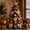 Christmas Tree Patchwork Quilt Set - M3, variant on DIY Quilted Christmas Tree Kit, Handmade Fabric Holiday Tree Decor (M2) | DIY Holiday Patchwork Sewing Craft Kit with Plaid Snowflake Gingerbread Character Topper Home Mantel Table Office Display
