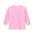 thumbnail image 5 of Blusas y camisas de manga larga y cuello redondo para niños y niñas, estilo casual, original, con estampado de manga 3/4 y cuello redondo, ideal para niñas de 3 a 14 años., 5 of 5