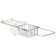 thumbnail image 2 of Retractable Iron Art Sink Drying Rack Household Kitchen Dish Tableware Storage Rack Vegetable Fruits Drain Basket (Black), 2 of 2
