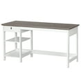 thumbnail image 6 of Saint Birch Finley Contemporary 59 Inches Wood Writing Desk in Walnut, 6 of 6