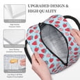 thumbnail image 3 of Salouo Strawberries for Insulated Lunch Bag for Women/Men - Leakproof Cooler Tote Bag Organizer - Reusable Lunch Box for Office Picnic Hiking Beach-One Size, 3 of 6