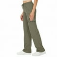 thumbnail image 5 of Dxzfnsa Joggers for Women - Ultra-Soft Lightweight Women Sweatpants with Pockets for Lounge Yoga Workout Dress Pants Women(Army Green,S-2XL), 5 of 6