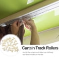 thumbnail image 3 of 20Pcs Curtain Track Rollers Household Curtain Runners Wheels Curtain Accessory, 3 of 9