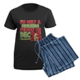 thumbnail image 5 of CafePress - Morning Person Women's Dark Pajamas - Women's Short Sleeve Print T-Shirt and Pants Dark Cotton Pajama Set, 5 of 7