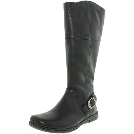 Born Women's Monaco Leather Black Mid-Calf Boot - 7M | Walmart Canada