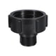 thumbnail image 1 of Adaptador de contenedor IBC Adaptador de manguera IBC Adaptador de drenaje IBC para conexión de manguera de jardín 32mm, 1 of 9