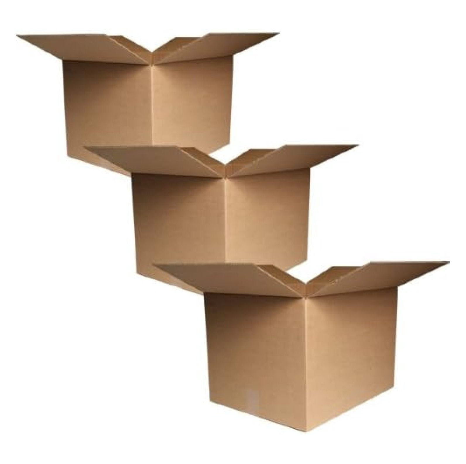 Medium Moving Boxes - Bundle of 20, 18x14x12 Inch Cardboard Boxes for Packing & Shipping, Recycled Content, Same Day Ship from NY