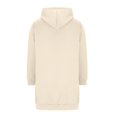 thumbnail image 5 of Women's Zip Up Hoodies Oversized Fleece Long Sweatshirts Casual Long Sleeve Hoodie Jacket Coat, 5 of 8