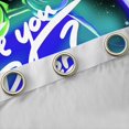 thumbnail image 4 of Manfei Kids Gamepad Controller Black Out Curtains,Console Video Game Curtains Pack of 2 (42x63 Each),Blue Sequin Print Bedroom Curtains For Boys,Luxury Bedroom Decor, 4 of 6