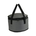 thumbnail image 3 of veasfak Sac Isotherme pour Aliments Sac de Restauration Réutilisable Pliable pour BBQ Magasinage Randonnée Gris, 3 of 9